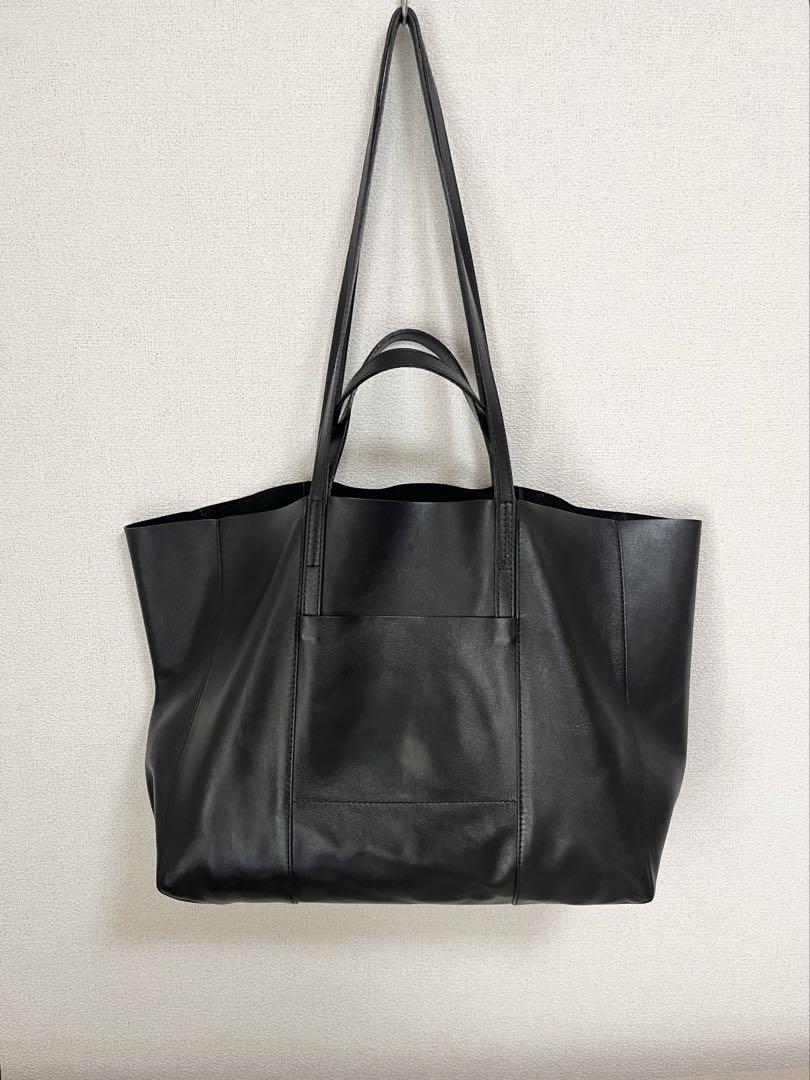 【GIANNI CHIARINI】SUPERLIGHT 2WAY トートバッグ黒