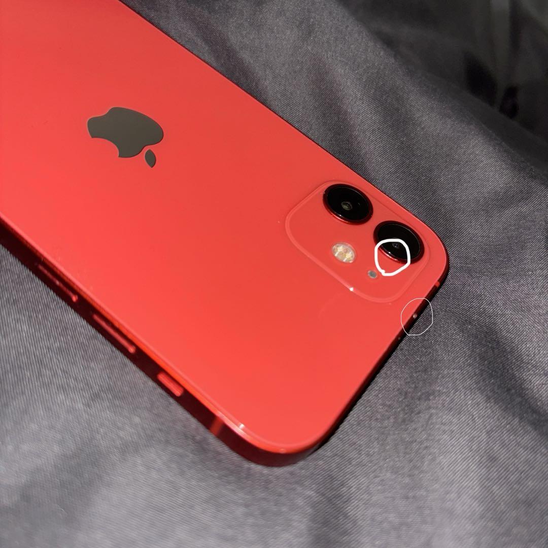 Apple iPhone 12 RED本体