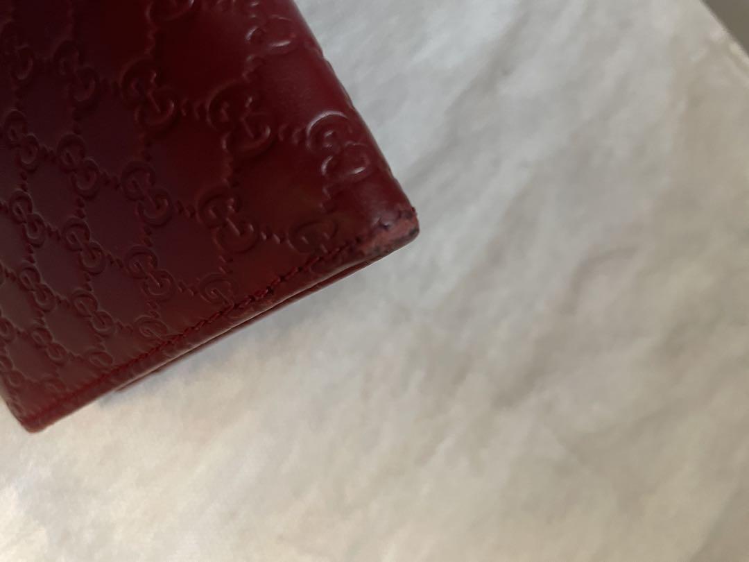 GUCCI レッド 二つ折り財布