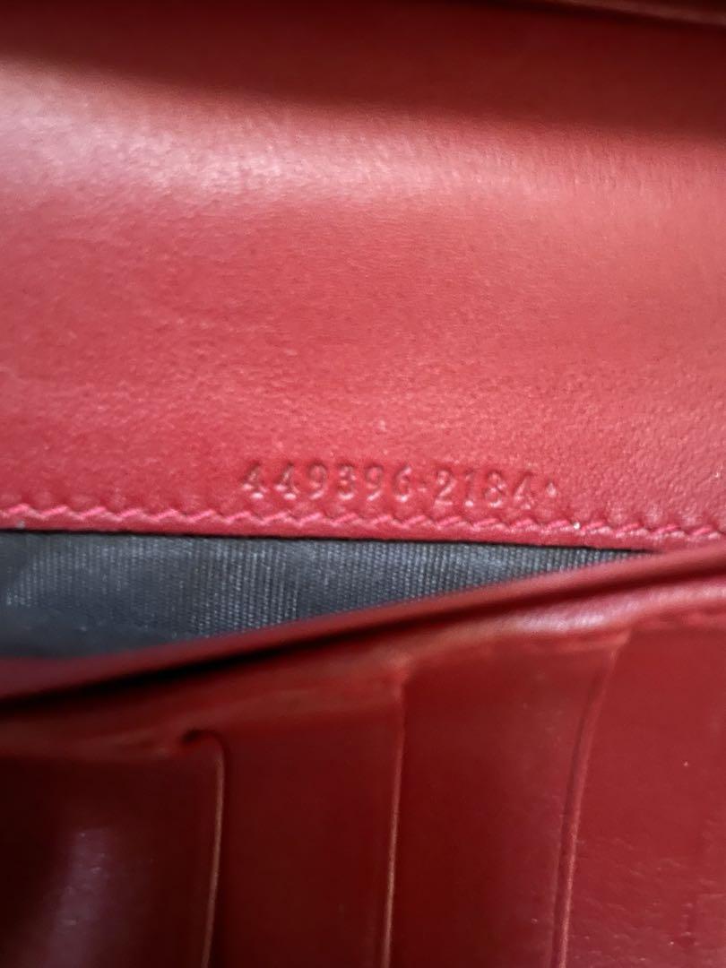 GUCCI レッド 二つ折り財布