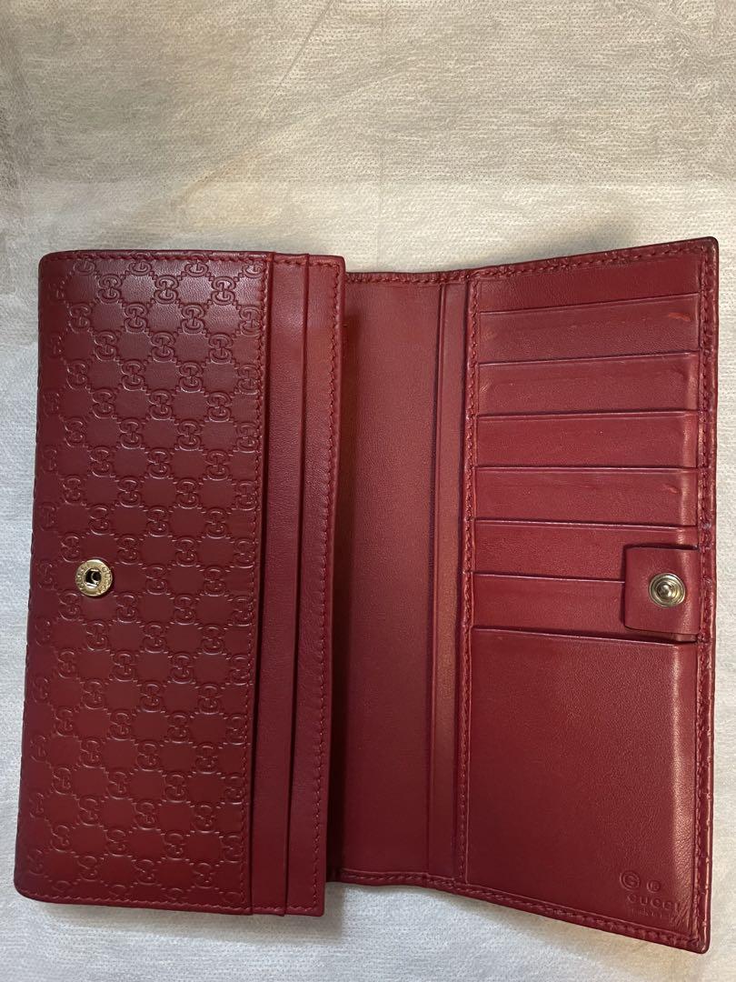 GUCCI レッド 二つ折り財布