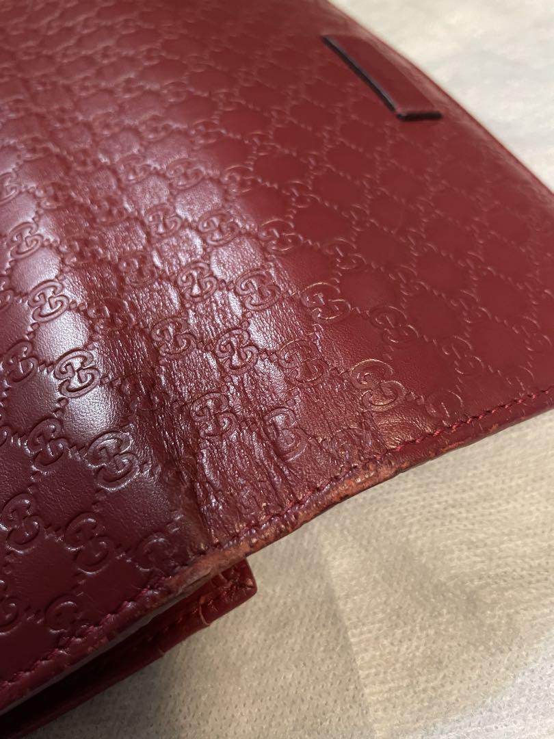 GUCCI レッド 二つ折り財布