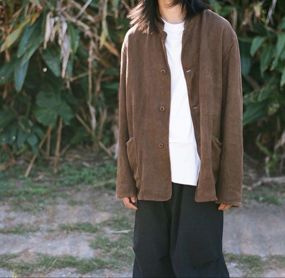 COMOLI ヘンプダック スタンドカラージャケット
