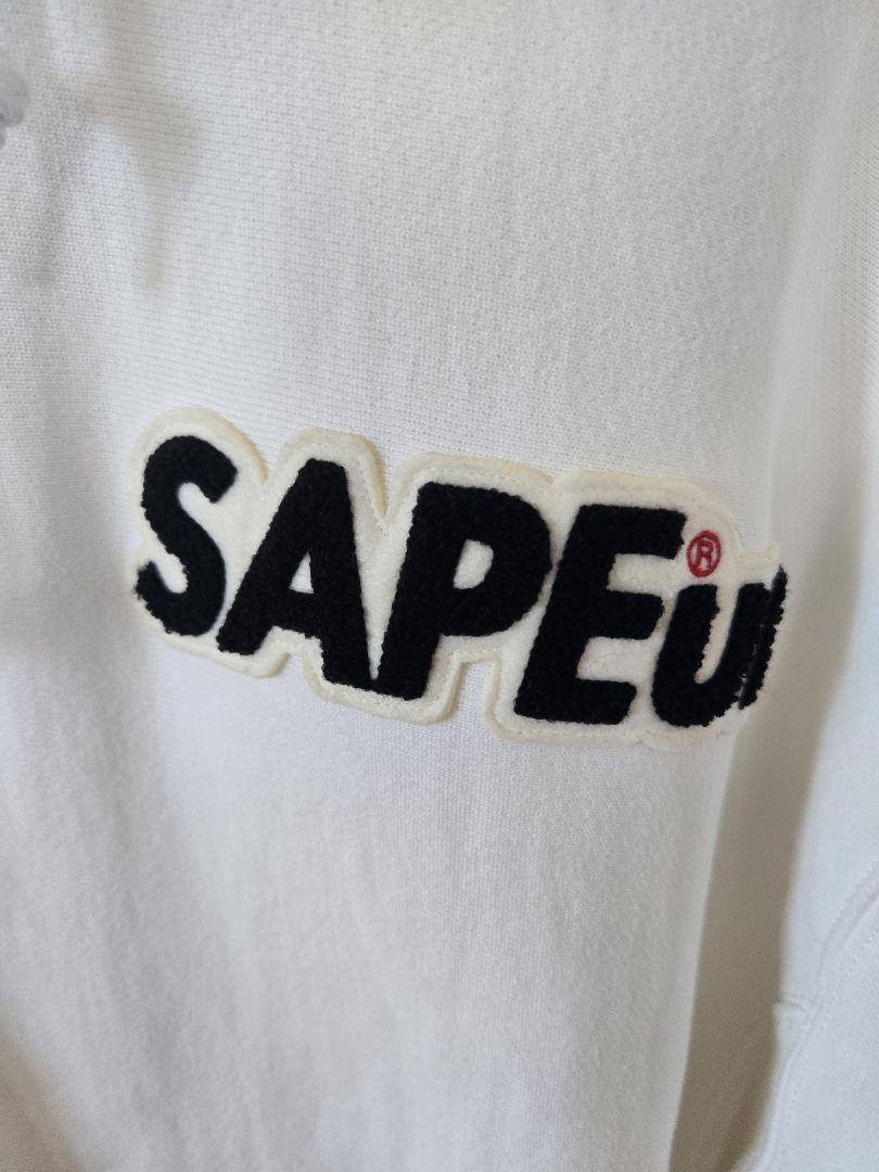 SAPEu ホワイト パーカー X-LARGE