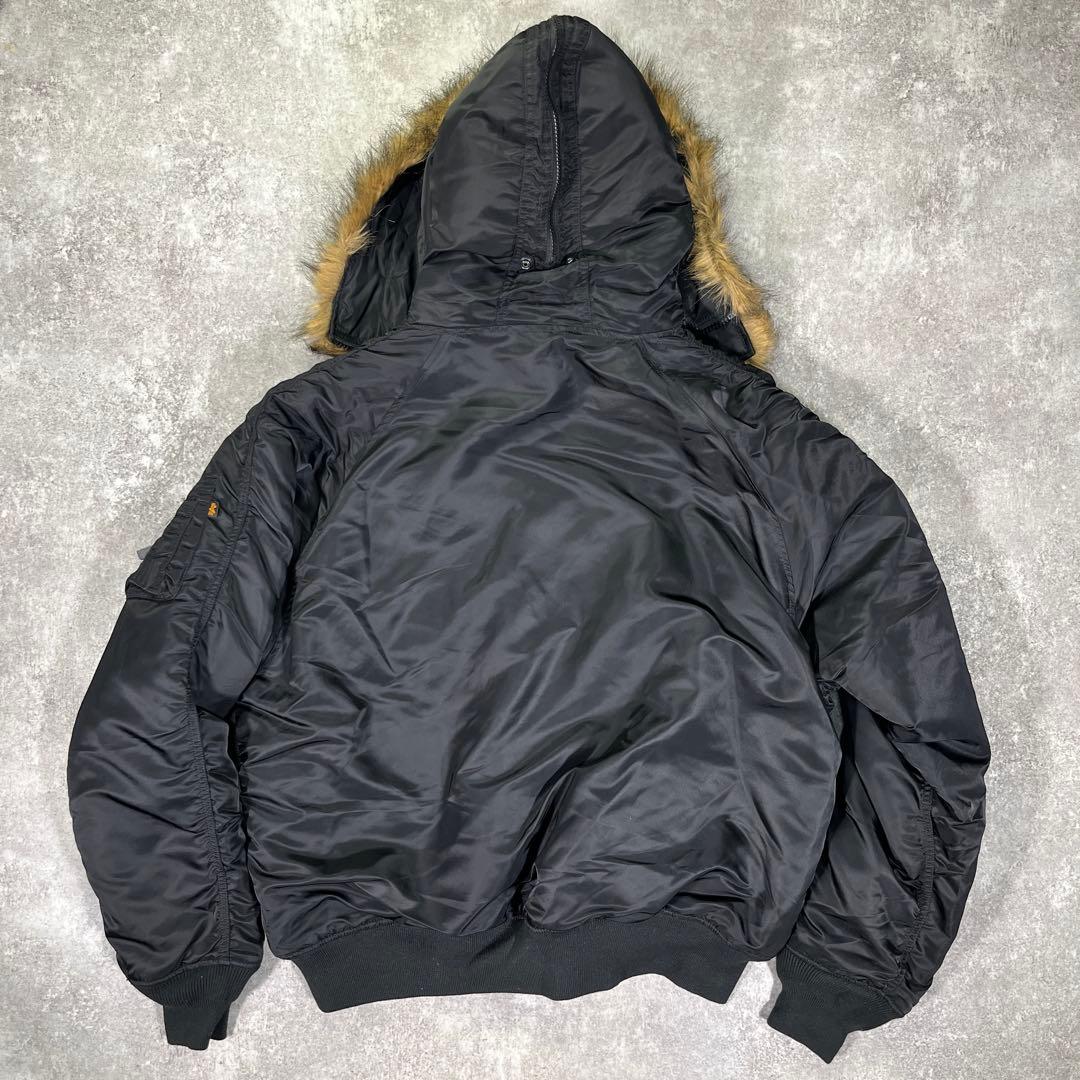 アルファインダストリーズ N-2B フライトジャケット【3XL】ブラック 短丈 アルファインダストリーズ N-2B フライトジャケット【3XL】ブラック 短丈