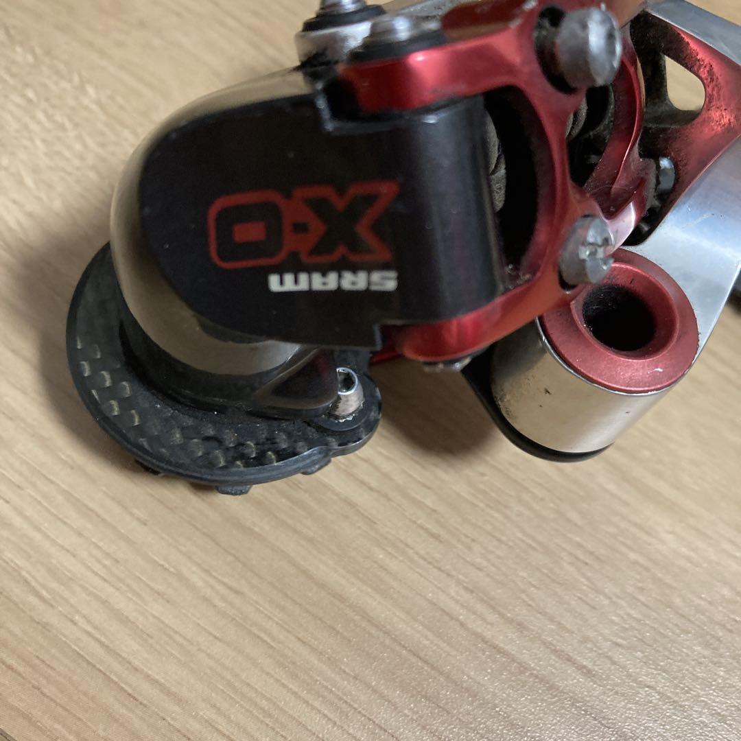 【限定カラー】SRAM XO 9S リアディレイラー レッド/ブラック