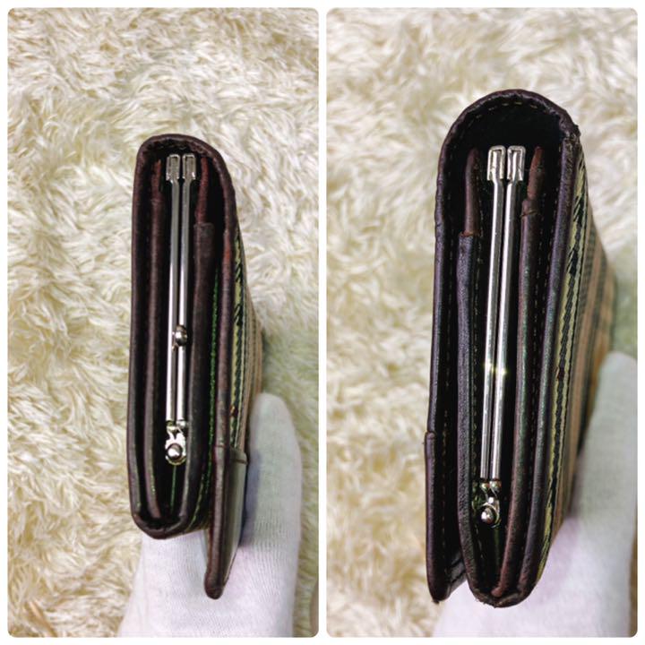 美品 ノバチェック がま口 レザー×キャンバス j5AC1-m52692374463 BURBERRY 長財布 定番通販