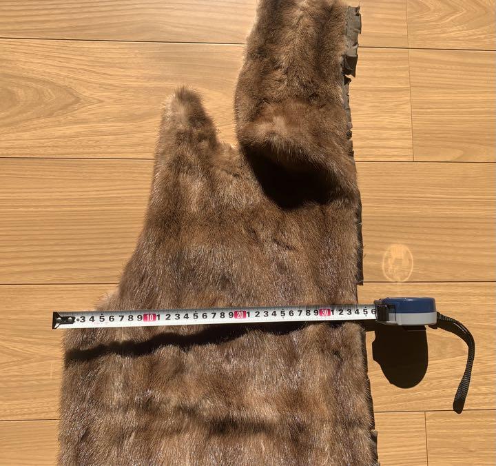 【リメイク　ハンドメイド用に】メスミンク毛皮コート