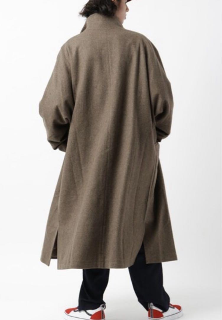 BASISBROEK GREAT ウールスタンドカラーロングコート