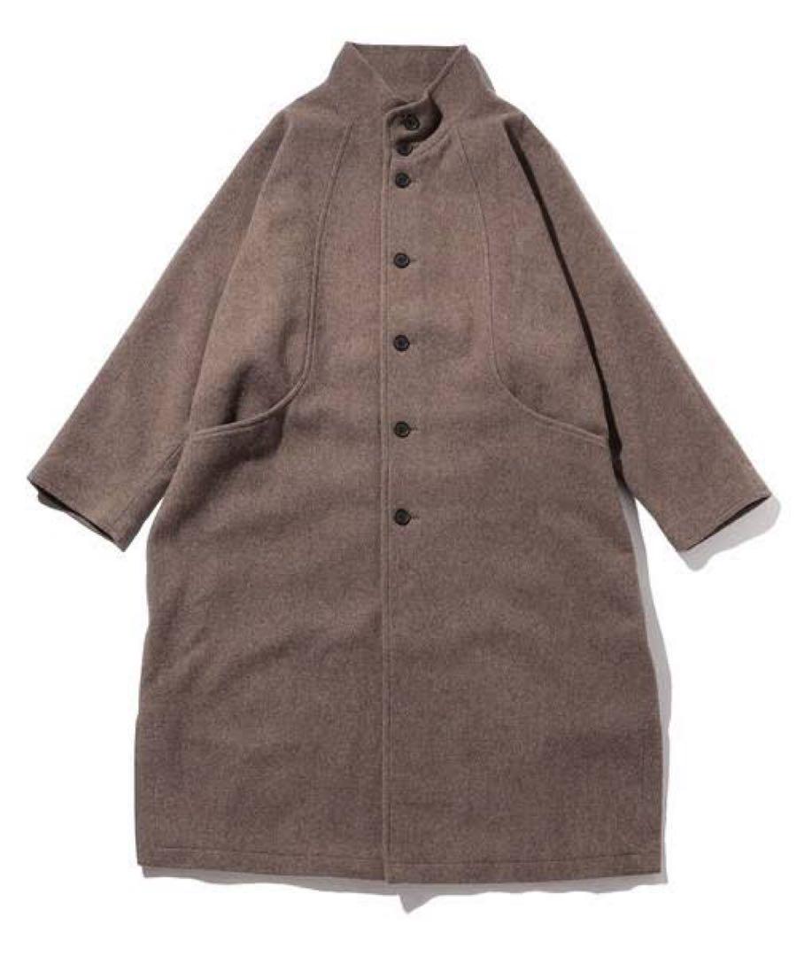 BASISBROEK GREAT ウールスタンドカラーロングコート