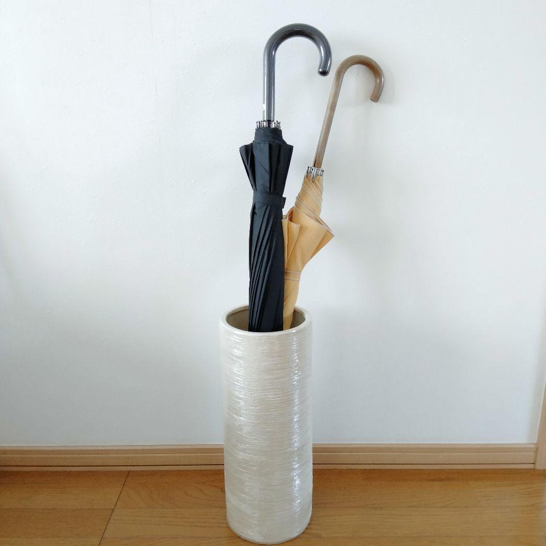 【美品】超特大 花瓶 花器 傘立て 陶器製 インテリア フラワーアレンジメント