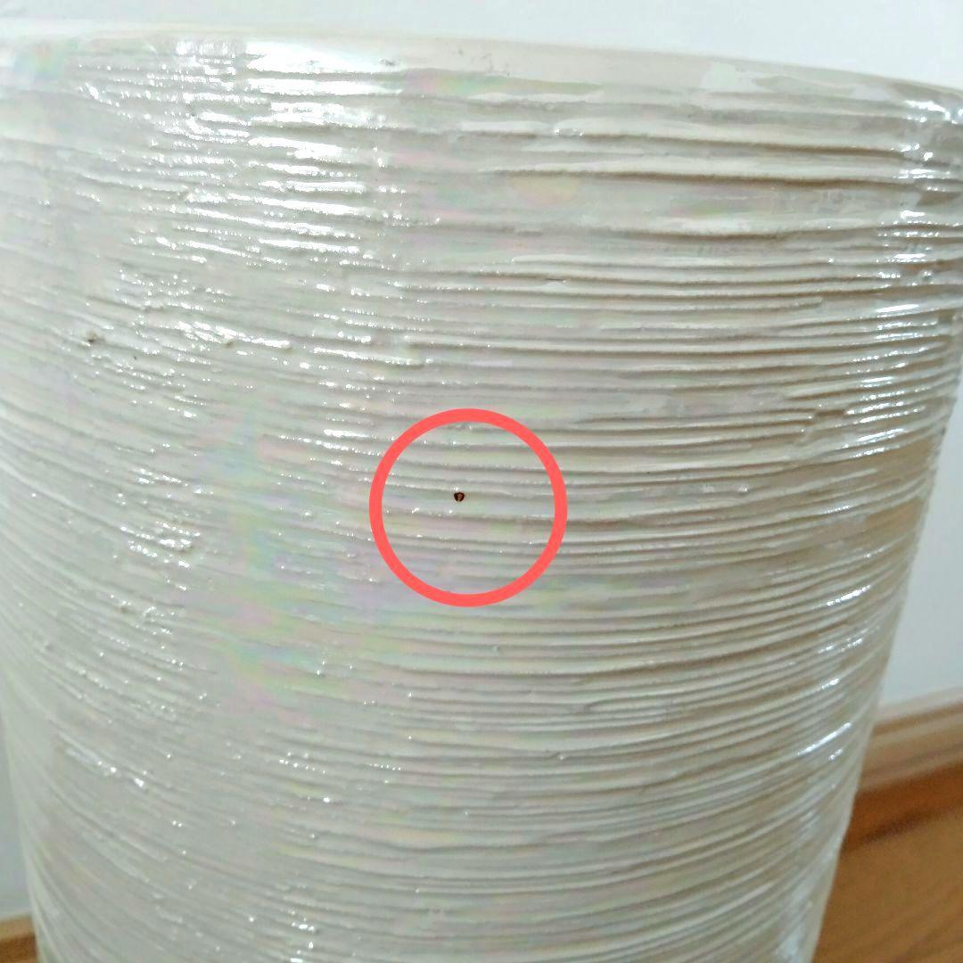 【美品】超特大 花瓶 花器 傘立て 陶器製 インテリア フラワーアレンジメント