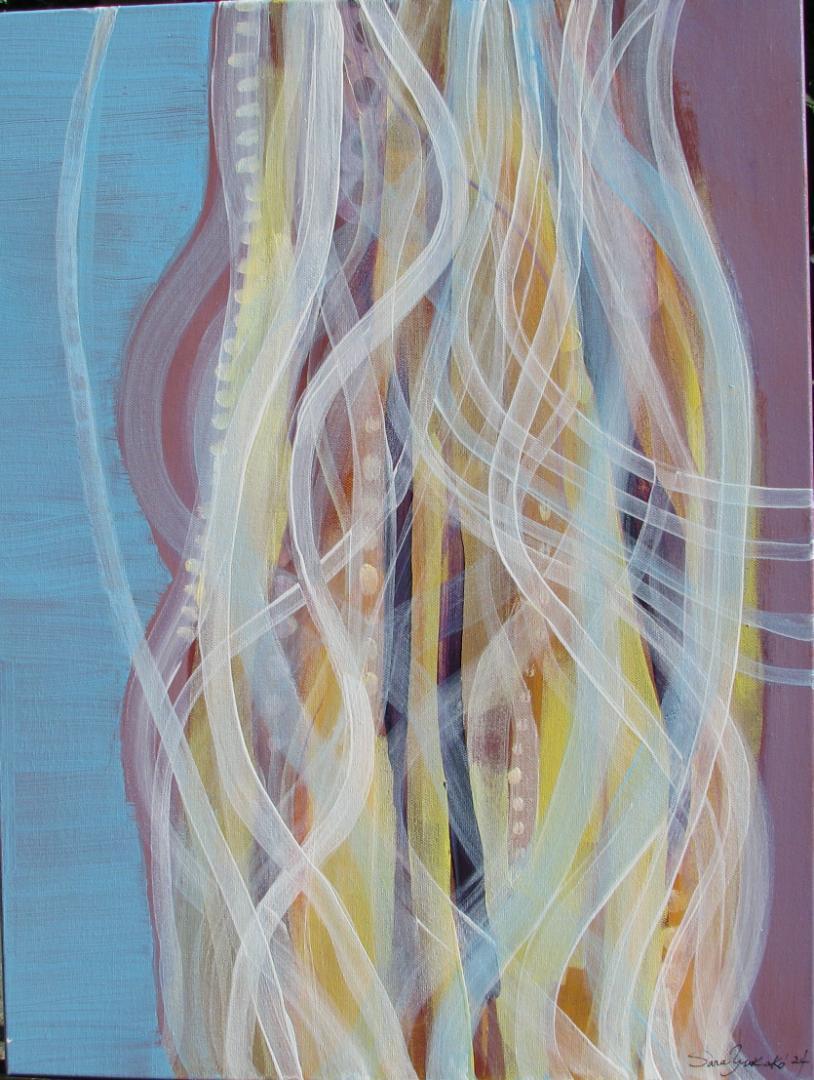 量子ゲノム　アクリル画　原画 8a11055fb7acfaabf9b7661c41d55f