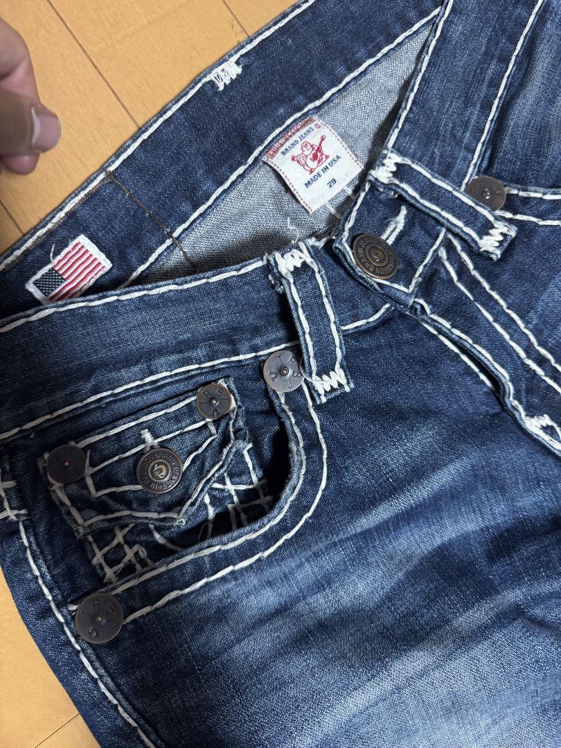 【希少】True Religion Joey Super T 太ステッチ　フレア