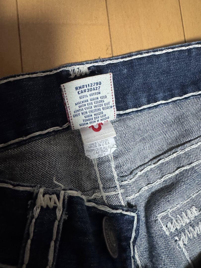 【希少】True Religion Joey Super T 太ステッチ　フレア