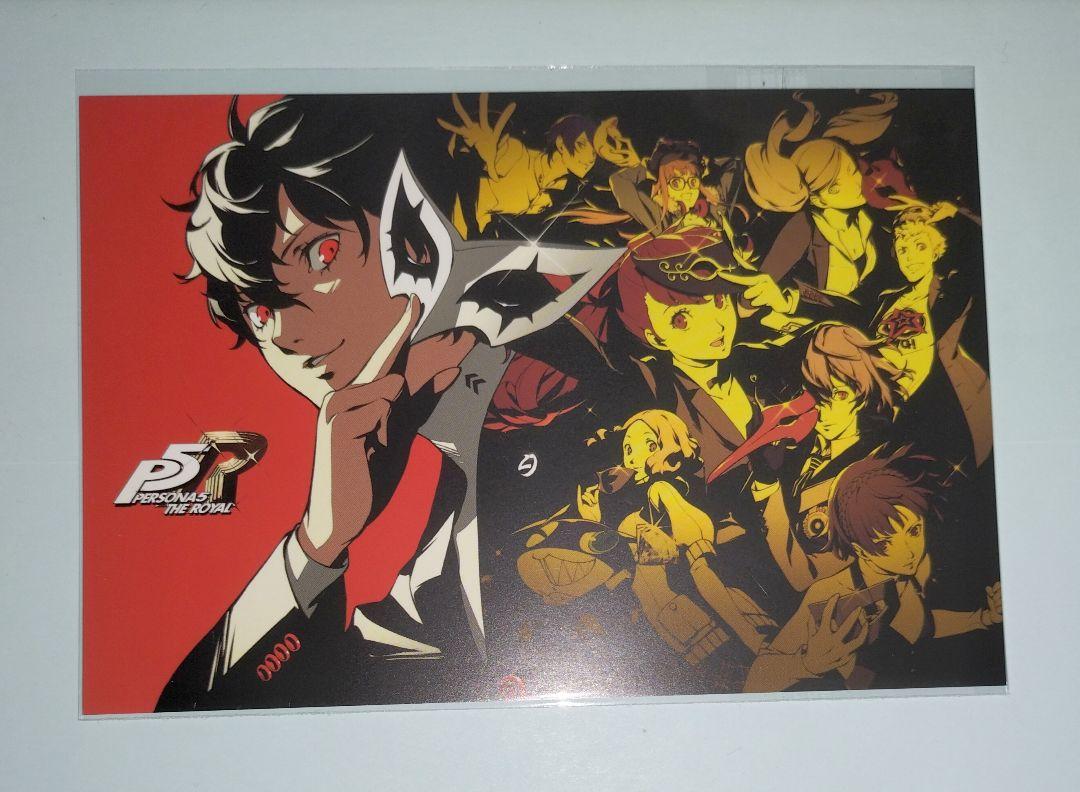 ペルソナ5 P5R ポストカード イラストカード 主人公 ジョーカー