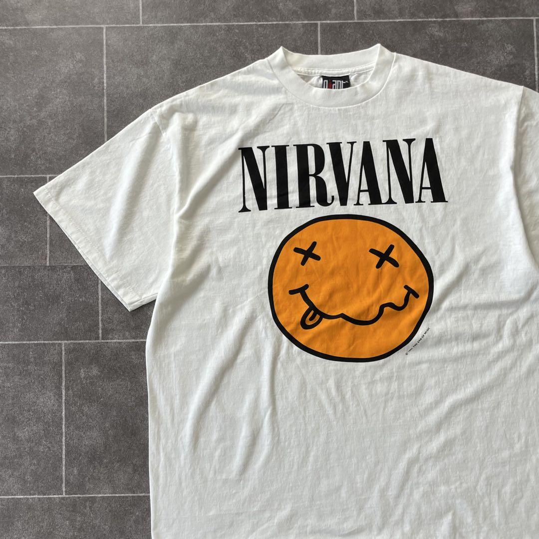 XL ニルヴァーナ NIRVANA × BUTTHOLE SURFERS ロンT Tシャツ