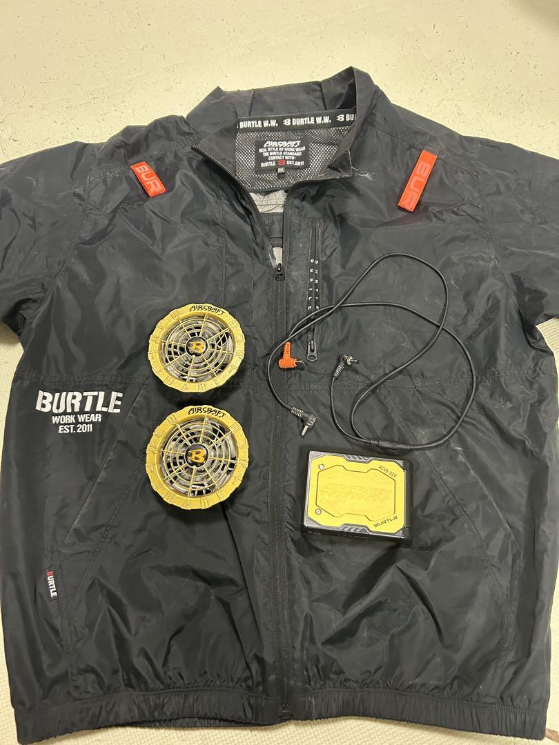 BURTLE 半袖ジャケット ファン2個 22vバッテリー・充電器付き