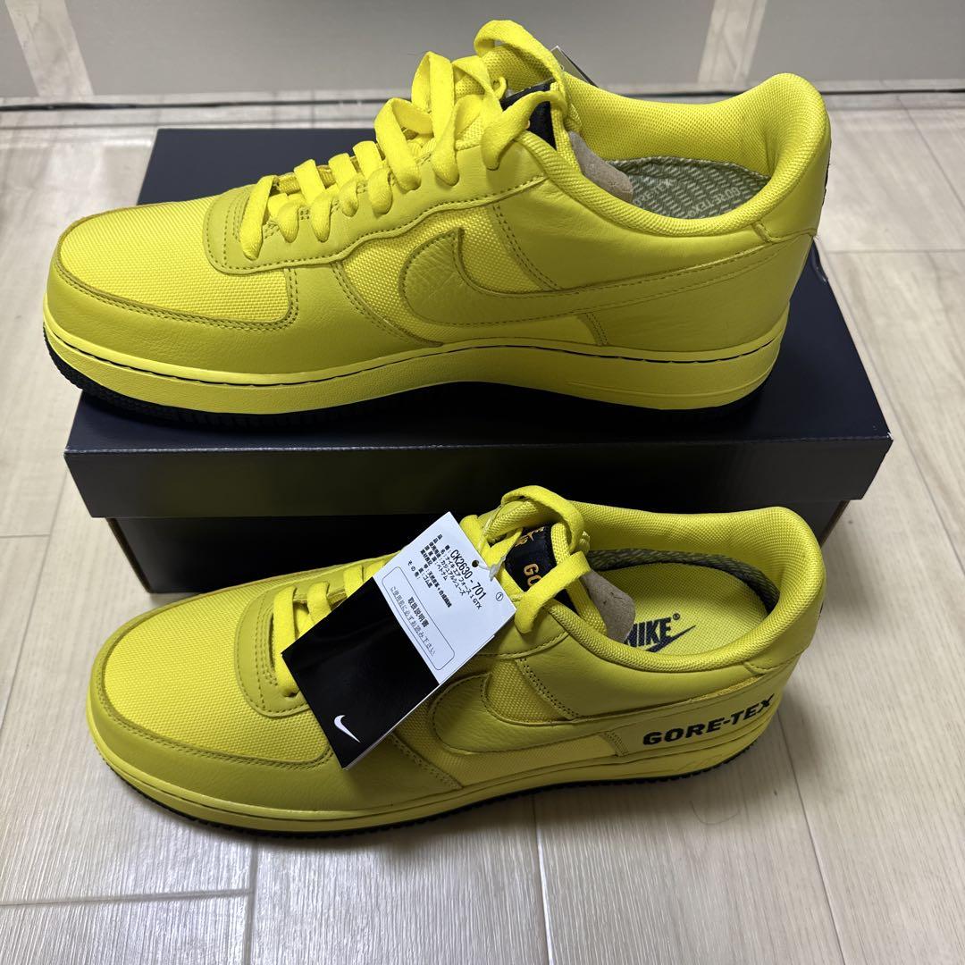 【新品】 NIKE AIR FORCE 1 GORE-TEX【29.5cm】黄色