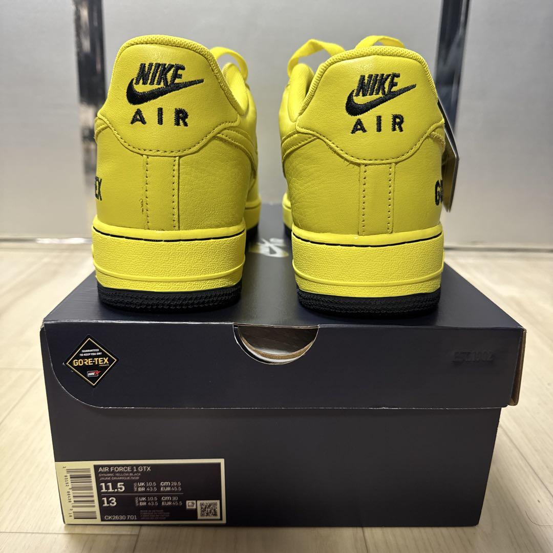 【新品】 NIKE AIR FORCE 1 GORE-TEX【29.5cm】黄色