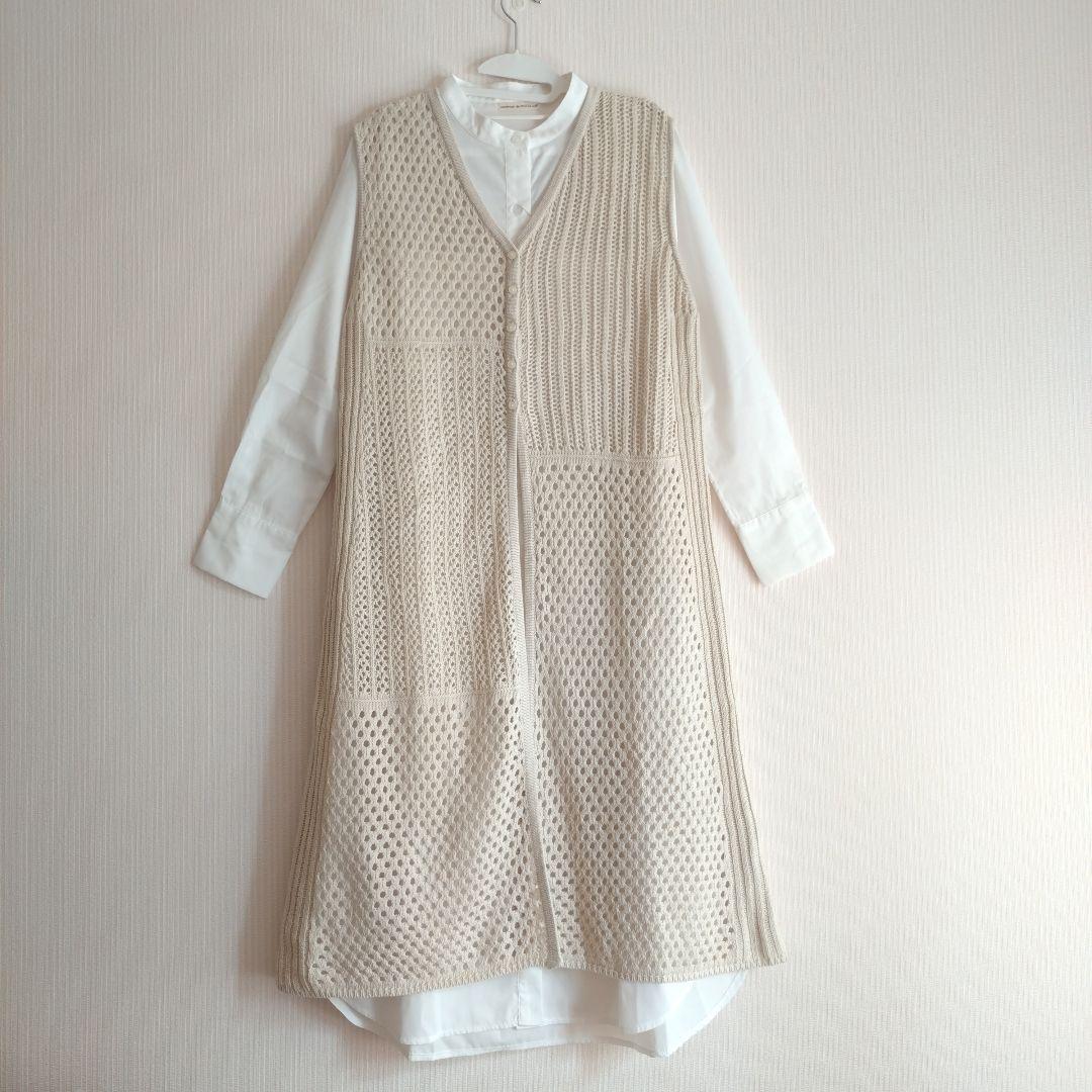 【 新品 】ナイスクラップ　透かし編みジレ　羽織シャツワンピース　まとめ売り