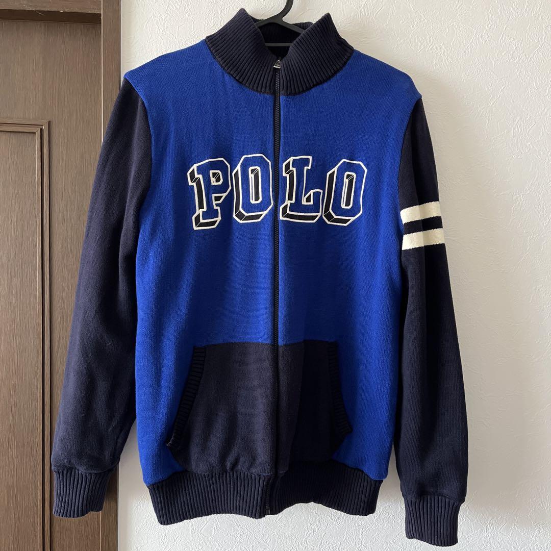 ポロラルフローレン　リバーシブル　フルジップアップジャンパー　ダウン