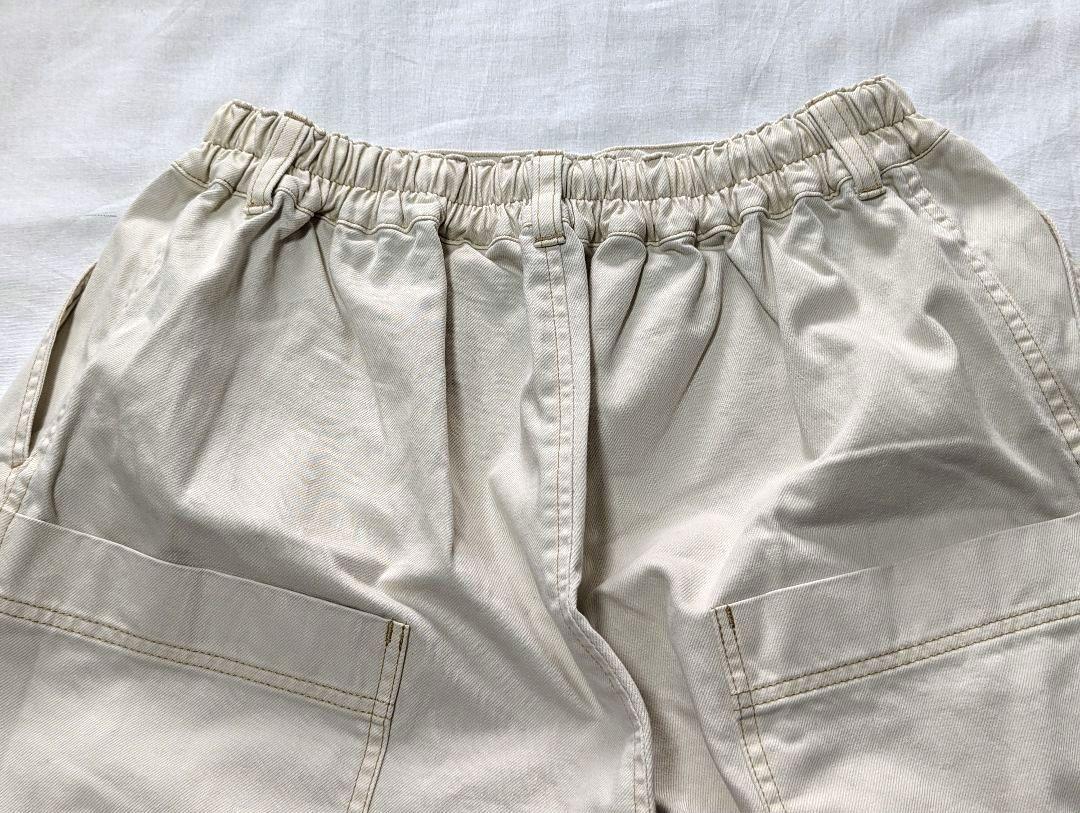 新品 ツムグ キナリ フル丈パンツ