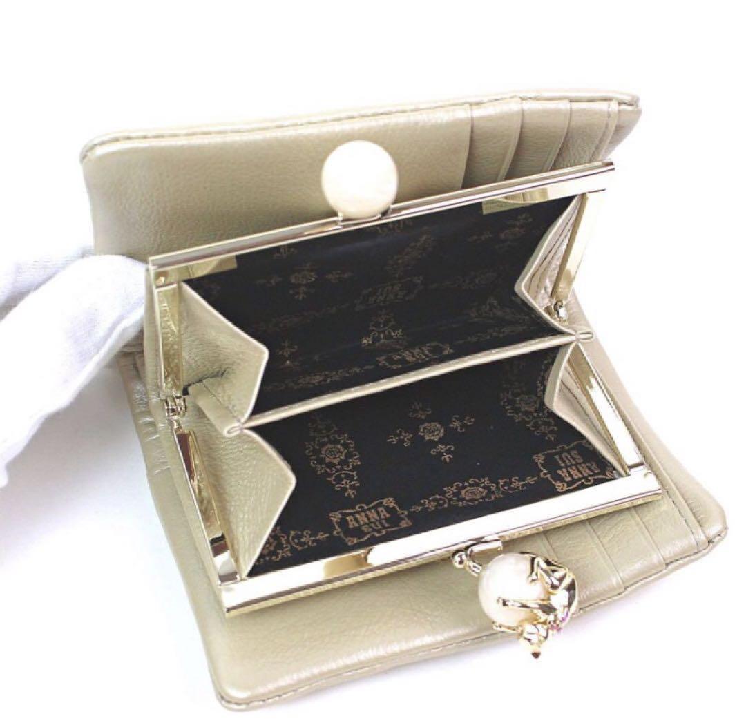 ☆新品 未使用☆ アナスイ プレイングキャット 内口金二つ折り