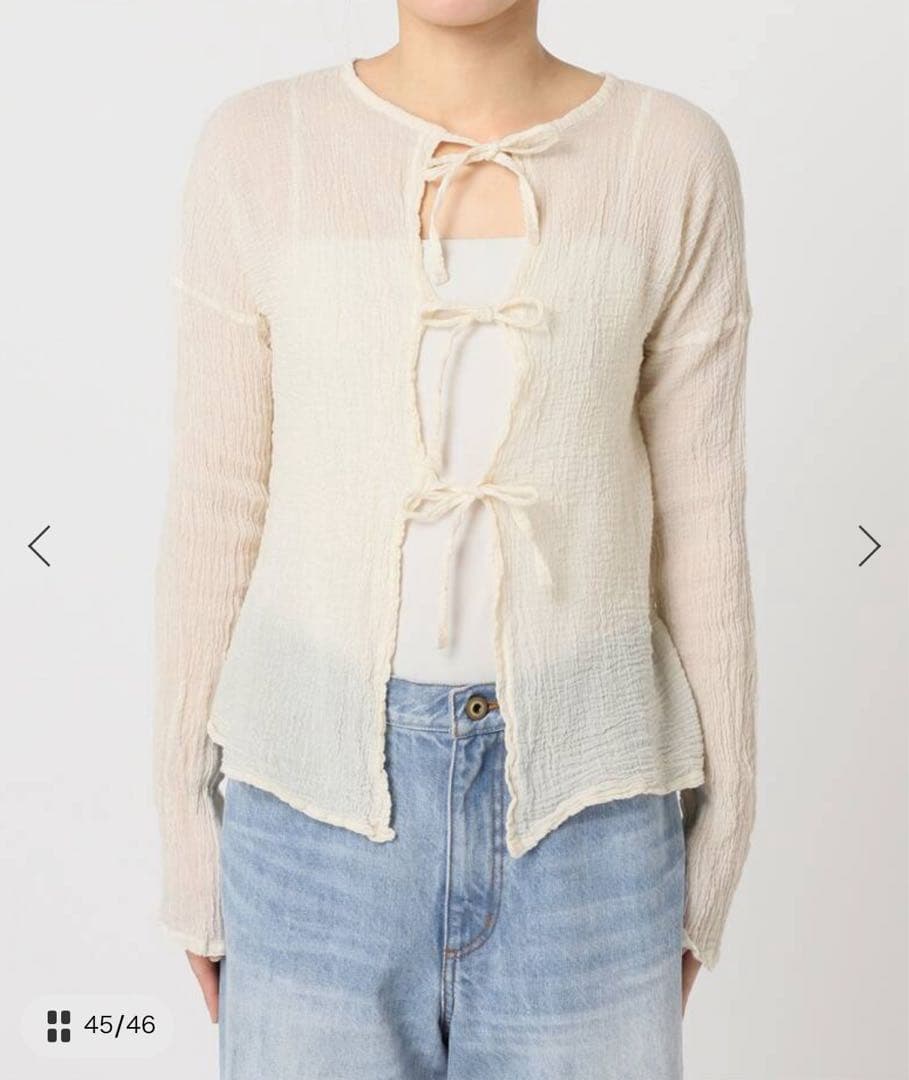 アトリエフランセリボンブラウス plage - メルカリ