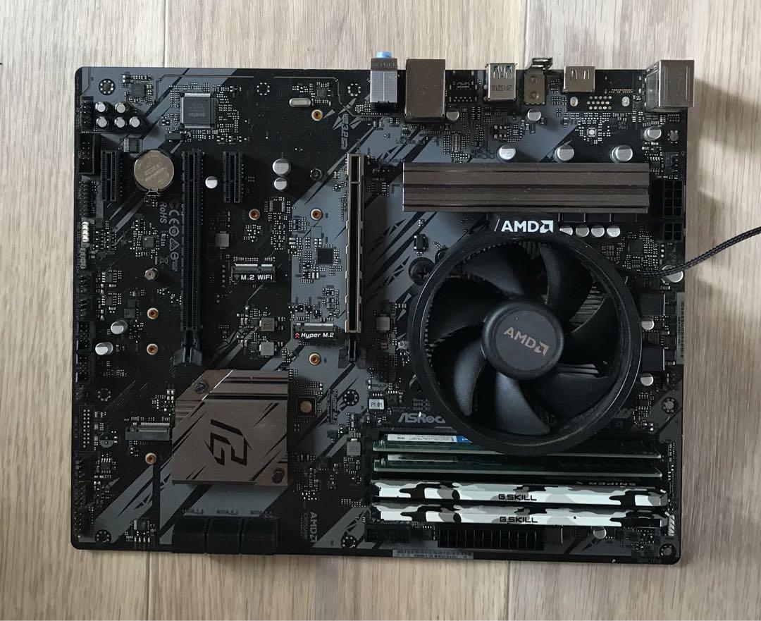 ASROCK B550 PHANTOM GAMING 4 メモリ付き