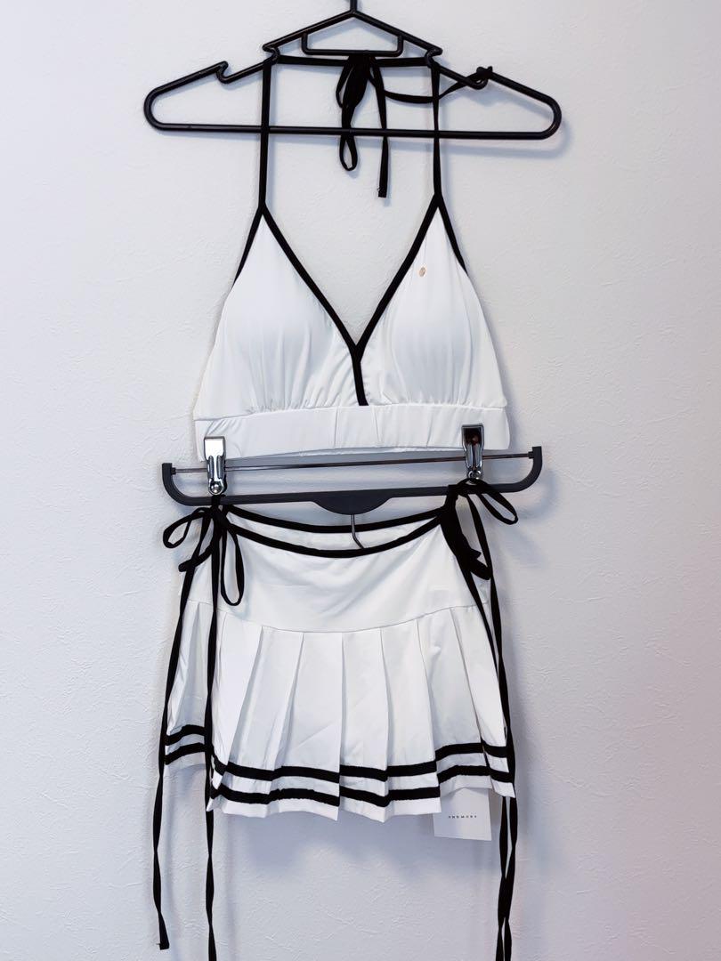 andmary アンドマリー Coco pleats swimwear ホワイト - メルカリ