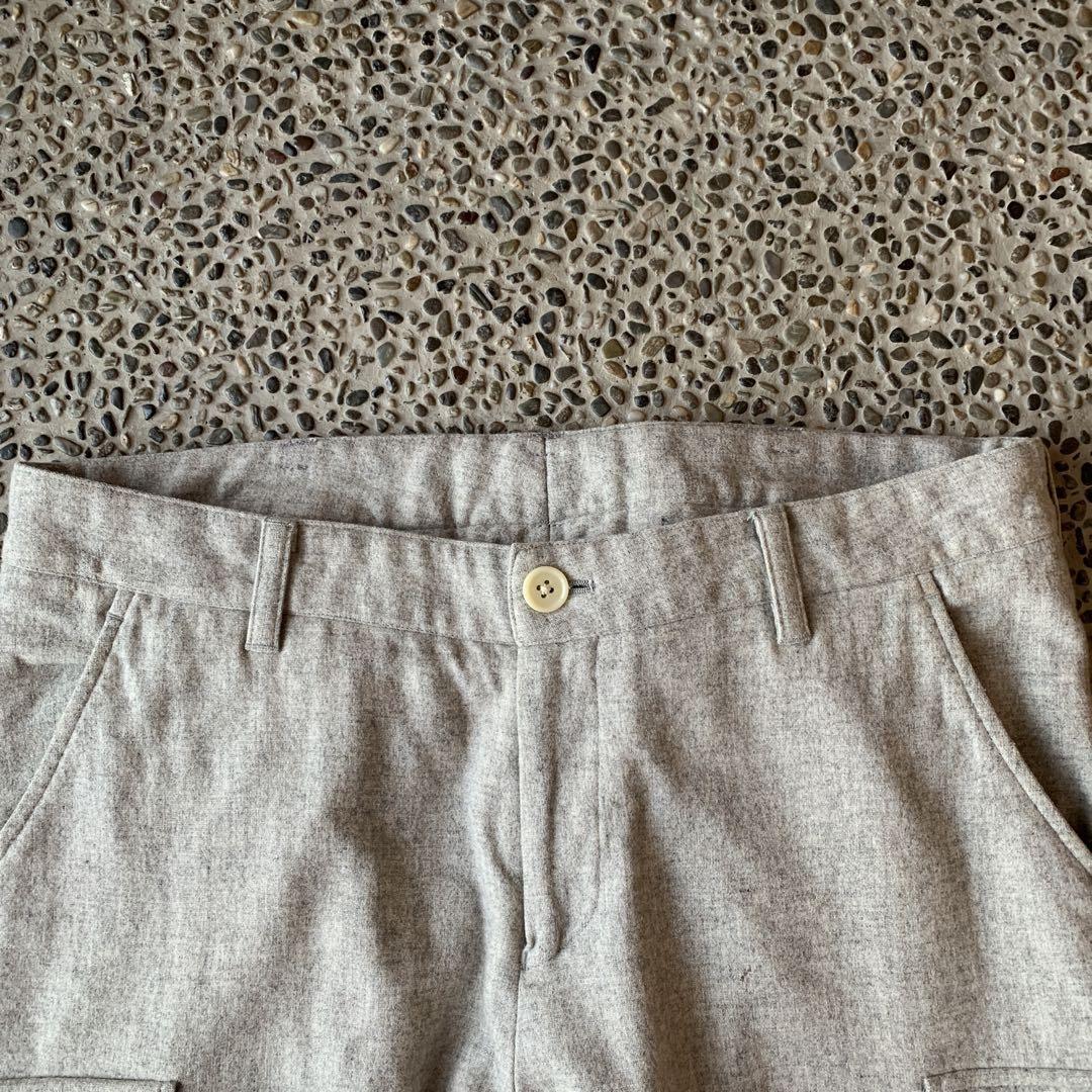 guji kyoto ウールカーゴパンツ L 定価約40000円
