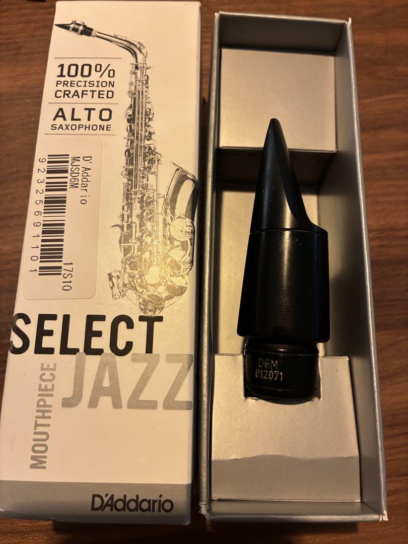 D'Addario Select Jazz テナーサックスマウスピースD6M Amazon.com: D'Addario Woodwinds Select Jazz Alto Saxophone