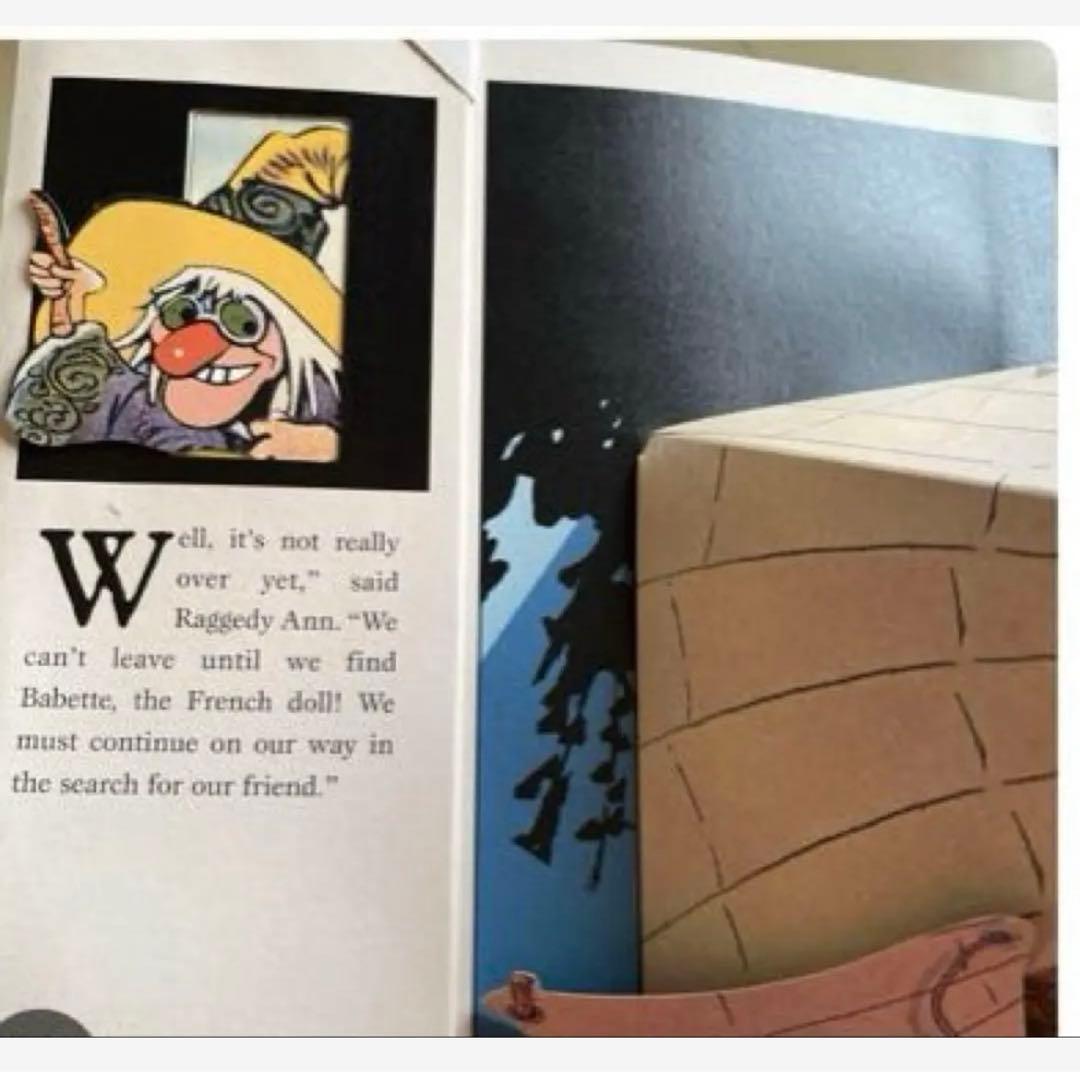 ジョニーサイン入りの限定ラガディアン&アンディ仕掛け絵本、124/150の特別版 ジョニーサイン入りの限定ラガディアン&アンディ仕掛け絵本、124/150の特別版