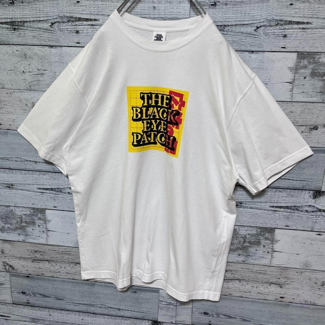 t664【希少】ブラックアイパッチ ボックス ロゴ Tシャツ 入手