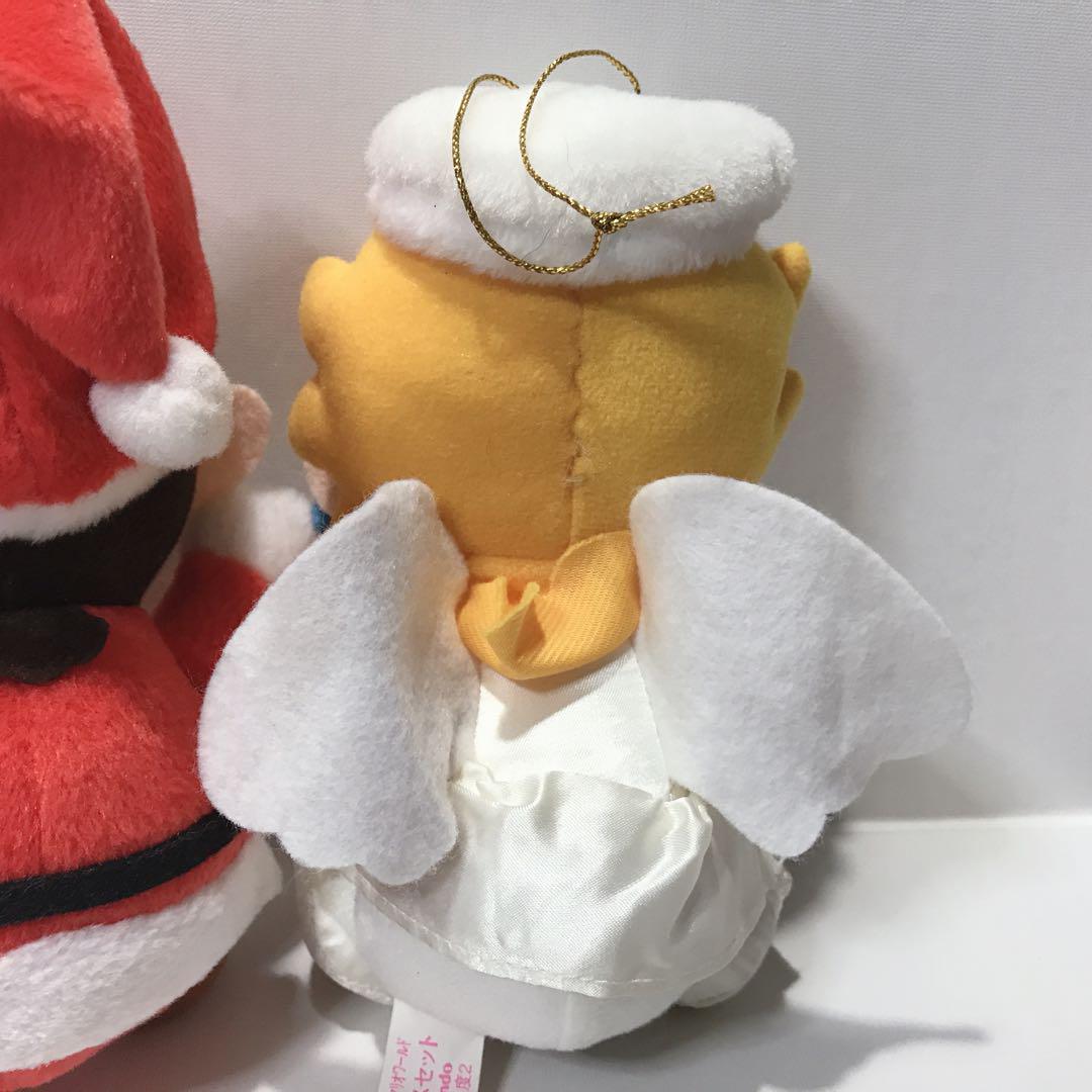 スーパーマリオワールド　クリスマス　ぬいぐるみ　マリオ　ピーチ姫　レトロ