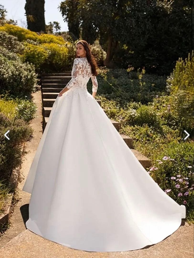 ウェディングドレス ストラップレス Aライン ウェディングドレス ストラップレス Aライン