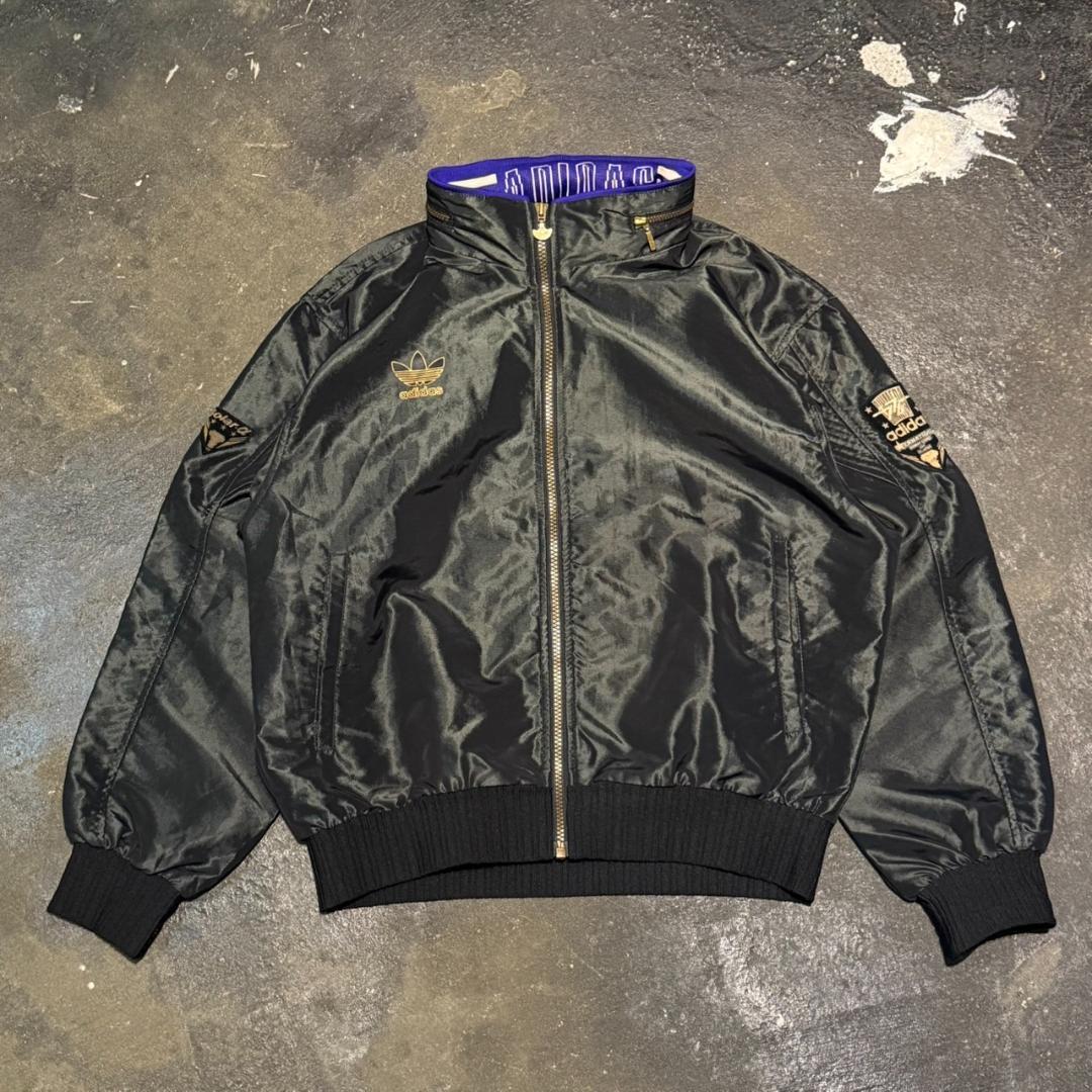 90s adidas solar-α トレフォイル ジップブルゾン デサント M