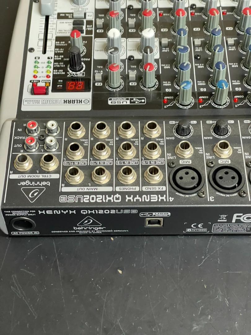 Behringer XENYX QX1202USB アナログミキサー 動作未確認 - メルカリ