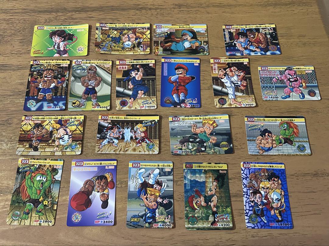 ストリートファイター　カードダス　19枚