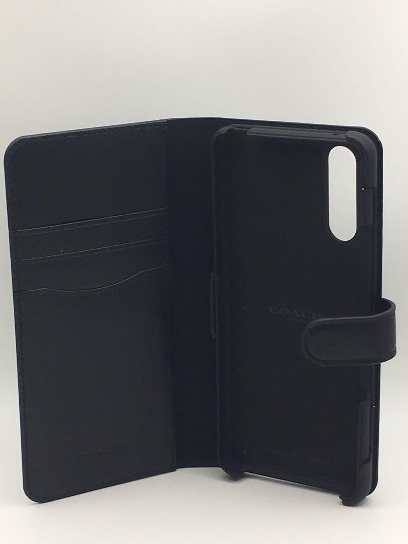 『A022』★正規品★COACH Xperia10 III用ケ–ス/ブラック
