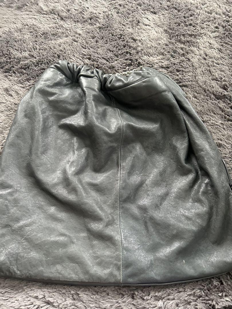 Acne Studios 黒 レザーバッグ ポーチ付き