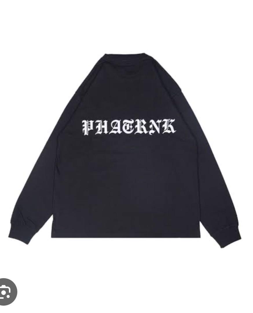 5701 即完売　PHATRNK  ファットランク Pロゴ　ロンT　M　黒色