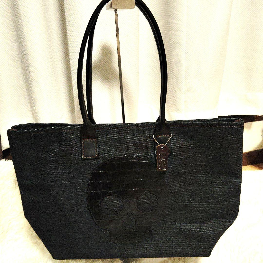 PROTO LEATHERS プロトレザードスカル ドクロトートバッグ