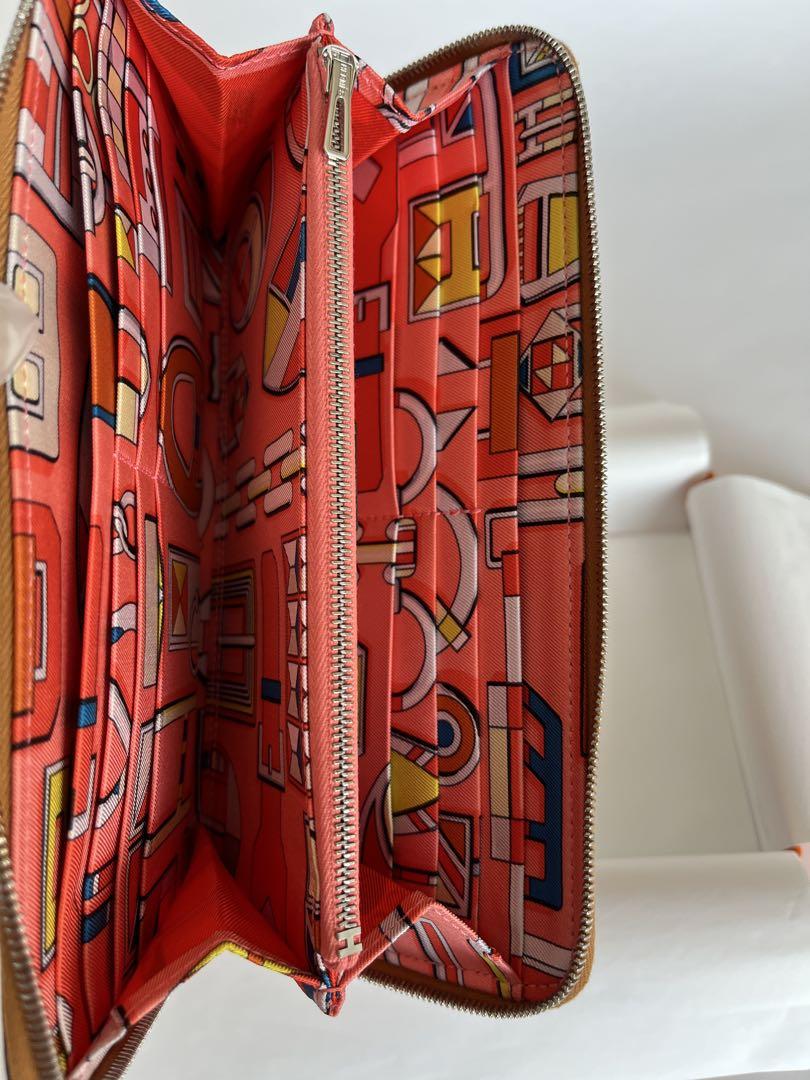 HERMES エルメス シルクインロング　財布　トフェ