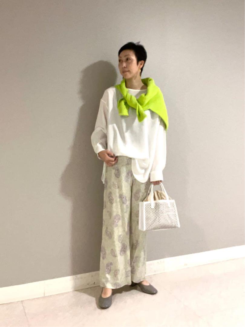 GALERIE VIE ブラウス シャツ シアーチェック ワイドシャツ