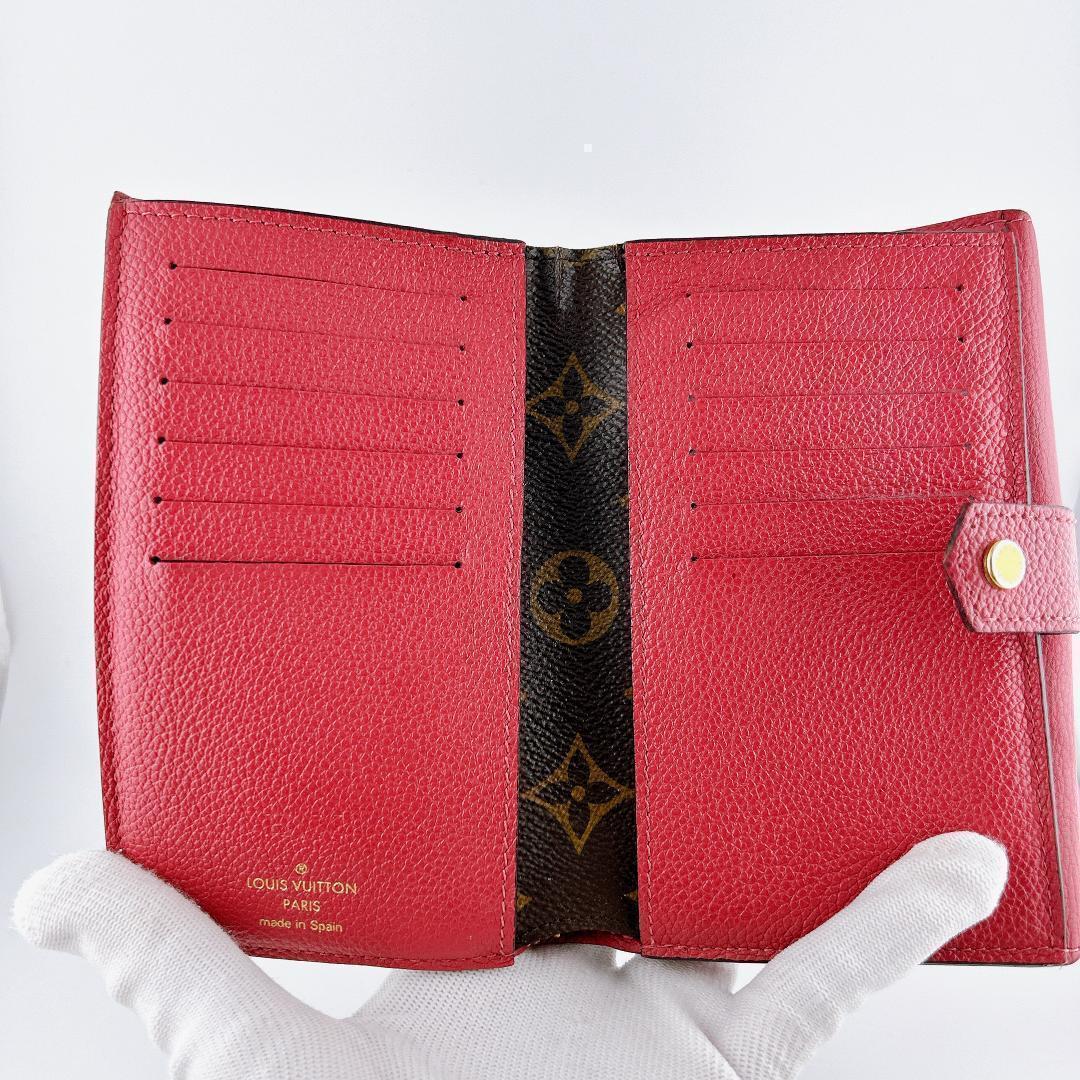 美品ルイヴィトン　モノグラム　ポルトフォイユ　パラス　コンパクト　二つ折り　財布