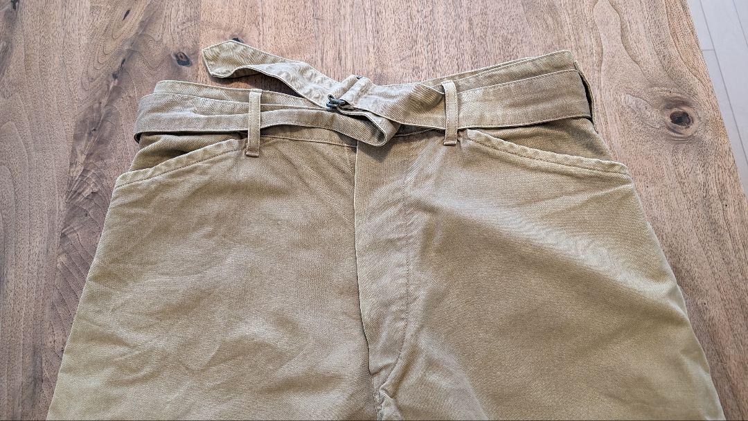 美品】COMOLI ベルテッドチノ Size3