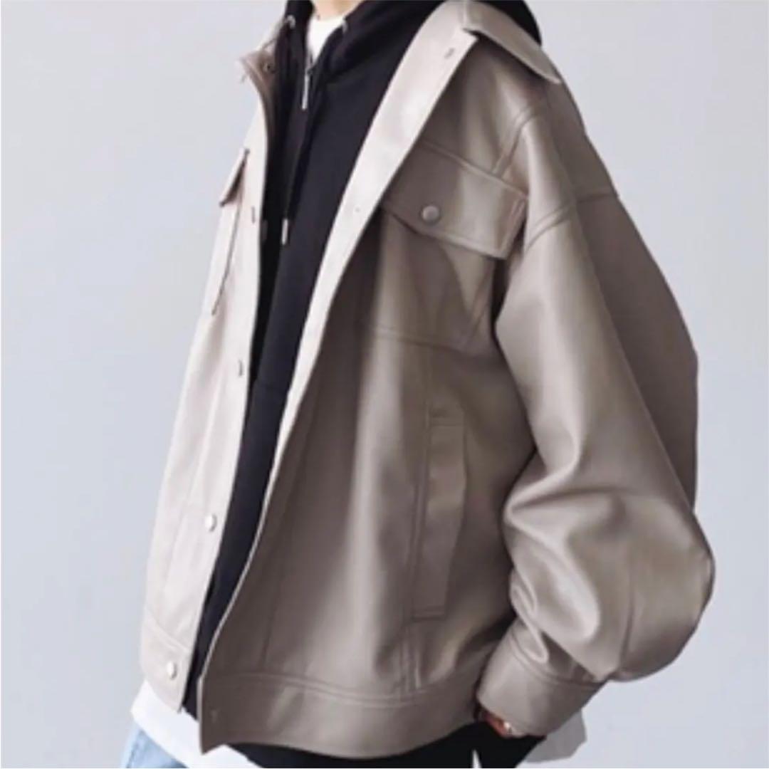 1440円 信憑 ページボーイ PAGEBOY レザージャケット クレイ