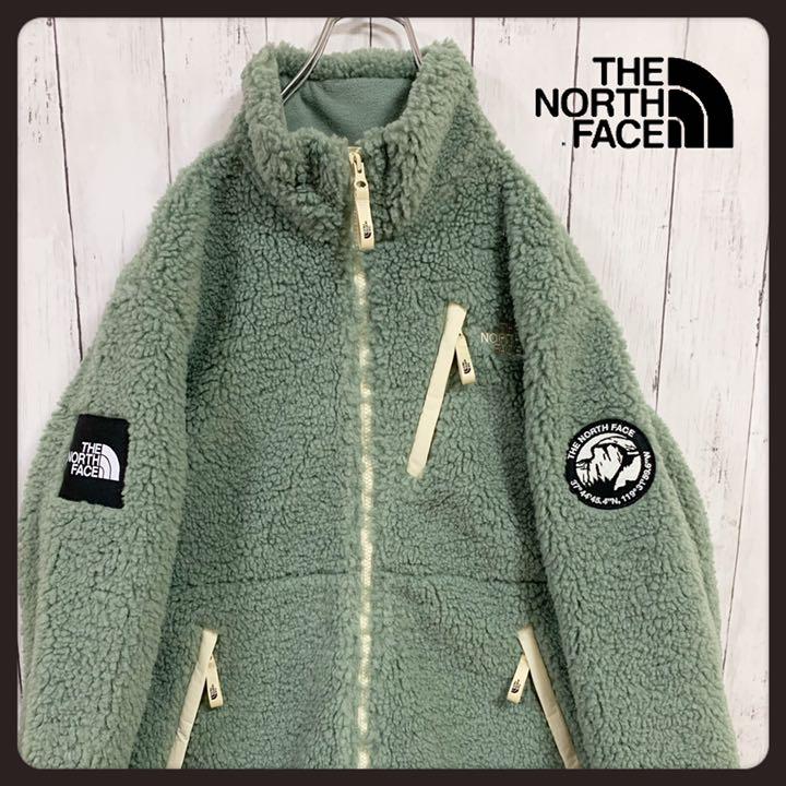 【超新作】 【国内未発売】ノースフェイス ボアブルゾン フリース 刺繍ロゴ - ブルゾン